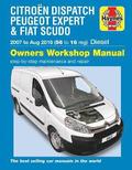 Citron Dispatch, Peugeot Expert & FIAT Scudo Diesel ('07-Aug '16) 56 to 16