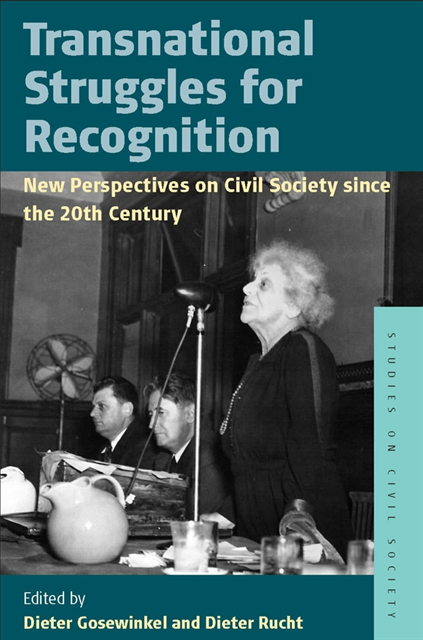 Dieter Rucht, Dieter Gosewinkel - Transnational Struggles for Recognition, E-bok