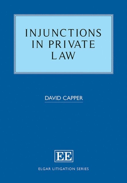 David Capper - Injunctions in Private Law, E-bok