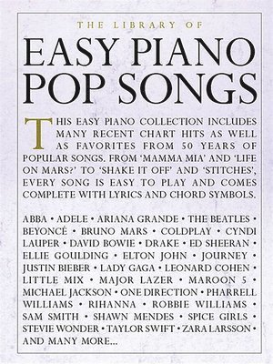 Hal Leonard Publishing Corporation - Library Of Easy Piano Pop Songs, Övrigt