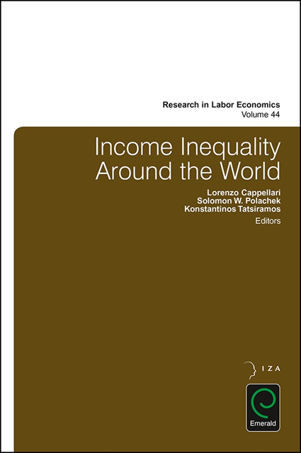 Solomon W. Polachek, Konstantinos Tatsiramos, Lorenzo Cappellari - Income Inequality Around the World, E-bok