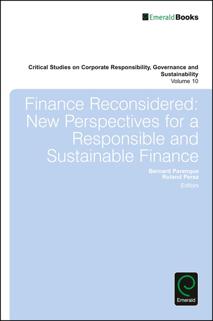Roland Perez, Bernard Paranque - Finance Reconsidered, E-bok