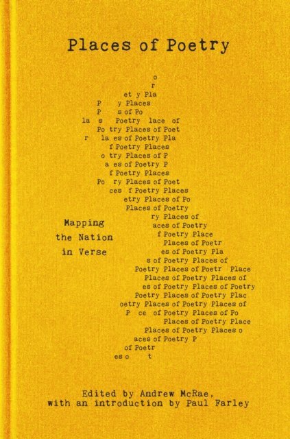 Andrew McRae, Paul Farley - Places of Poetry, E-bok