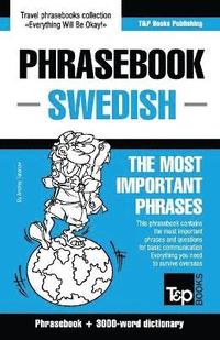 English-Swedish phrasebook and 3000-word topical vocabulary