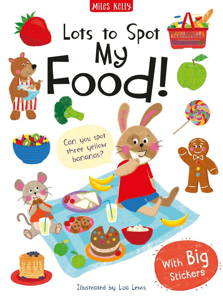 Becky Miles - Lots to Spot Sticker Book: My Food!, Häftad