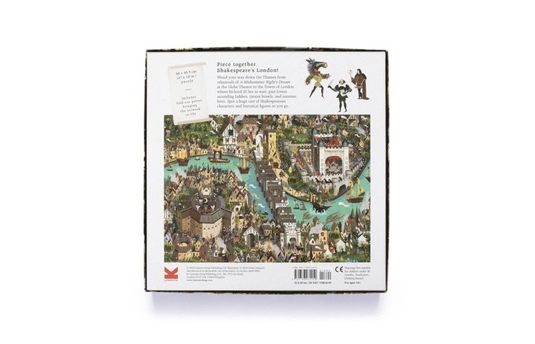 Pussel 1000 bitar - The World of Shakespeare, Övrigt