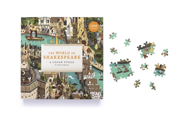 Pussel 1000 bitar - The World of Shakespeare, Övrigt