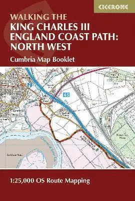 Ange Harker - Walking the King Charles III England Coast Path: North West - Cumbria Map Booklet, Häftad. Tillgänglighet: Lägg i varukorg