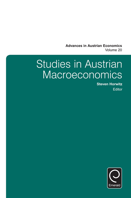 Steven Horwitz - Studies in Austrian Macroeconomics, E-bok