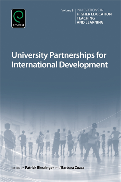 Patrick Blessinger, Barbara Cozza - University Partnerships for International Development, E-bok