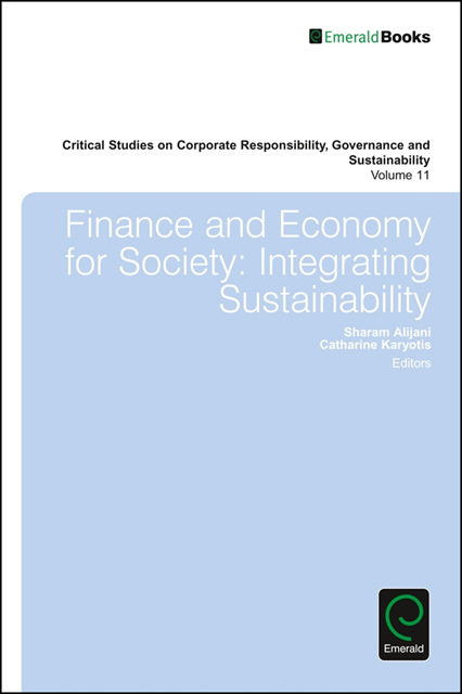 Catherine Karyotis, Sharam Alijani - Finance and Economy for Society, E-bok