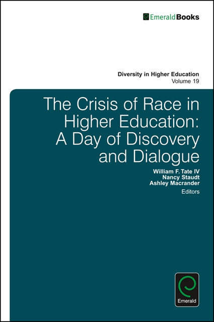 Ashley Macrander, Nancy Staudt, William F. Tate IV - Crisis of Race in Higher Education, E-bok