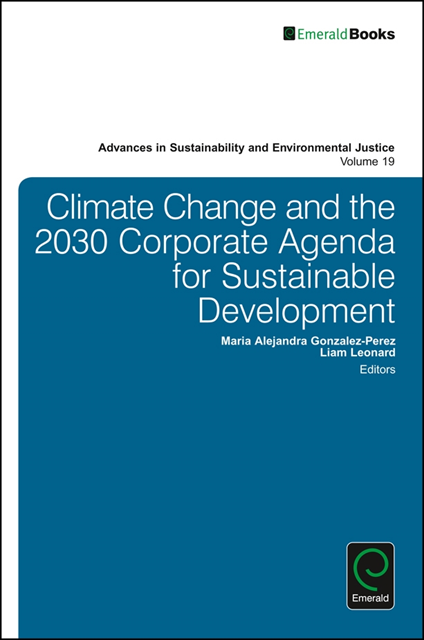 Liam Leonard, Maria Alejandra Gonzalez-Perez - Climate Change and the 2030 Corporate Agenda for Sustainable Development, E-bok