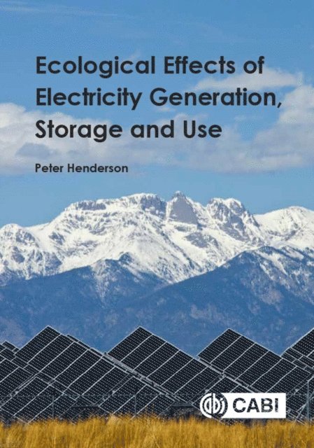 Peter Henderson - Ecological Effects of Electricity Generation, Storage and Use, E-bok