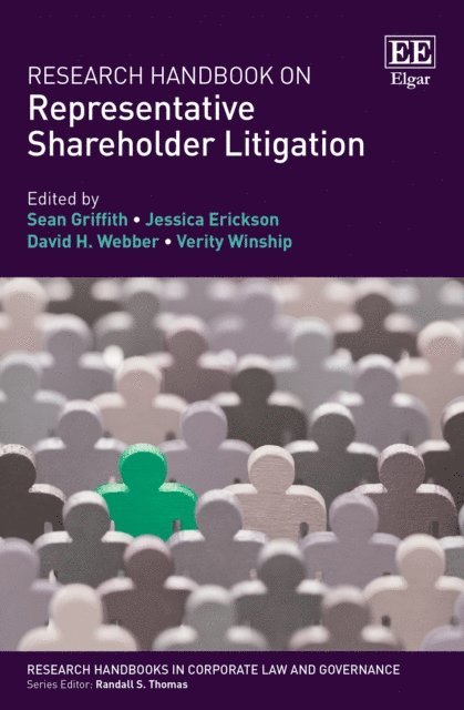 Verity Winship, David H. Webber, Jessica Erickson, Sean Griffith - Research Handbook on Representative Shareholder Litigation, E-bok