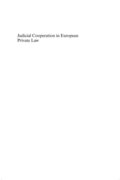 Judicial Cooperation in European Private Law