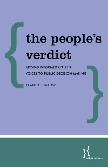 Claudia Chwalisz - People's Verdict, E-bok