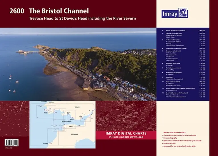 Imray - 2600 Bristol Channel Chart Pack. Tillgänglighet: Lägg i varukorg