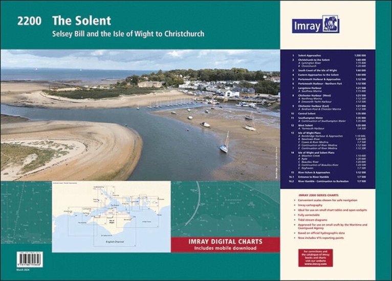 Imray - 2200 The Solent Chart Pack, Övrigt