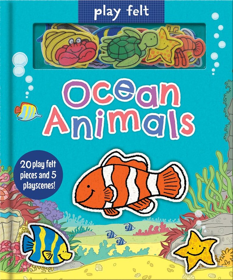 Oakley Graham - Play Felt Ocean Animals - Activity Book, Inbunden. Tillgänglighet: Lägg i varukorg