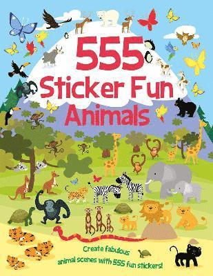 555 Sticker Fun - Animals Activity Book av Susan Mayes
