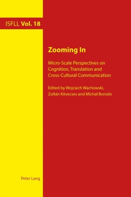 Borodo Michal Borodo, Kovecses Zoltan Kovecses, Wachowski Wojciech Wachowski - Zooming In, E-bok