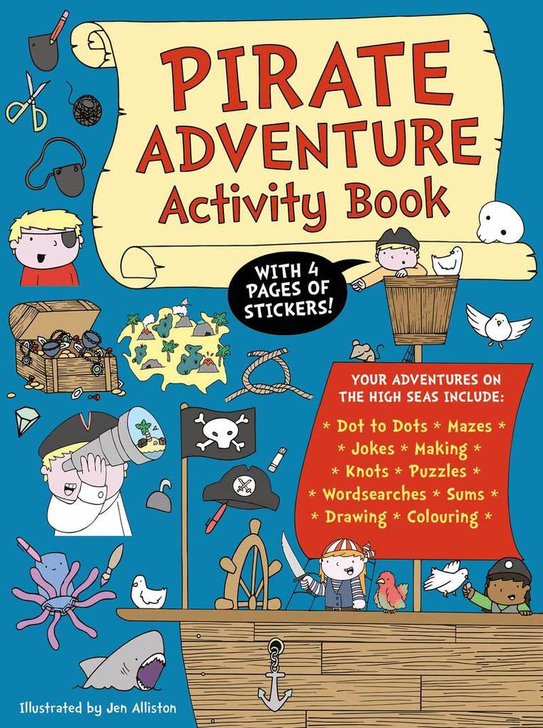 Jen Alliston - Pirate Adventure Activity Book, Häftad