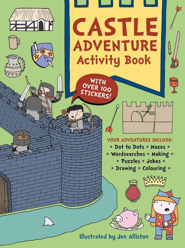 J Alliston - Castle Adventure Activity Book, Häftad