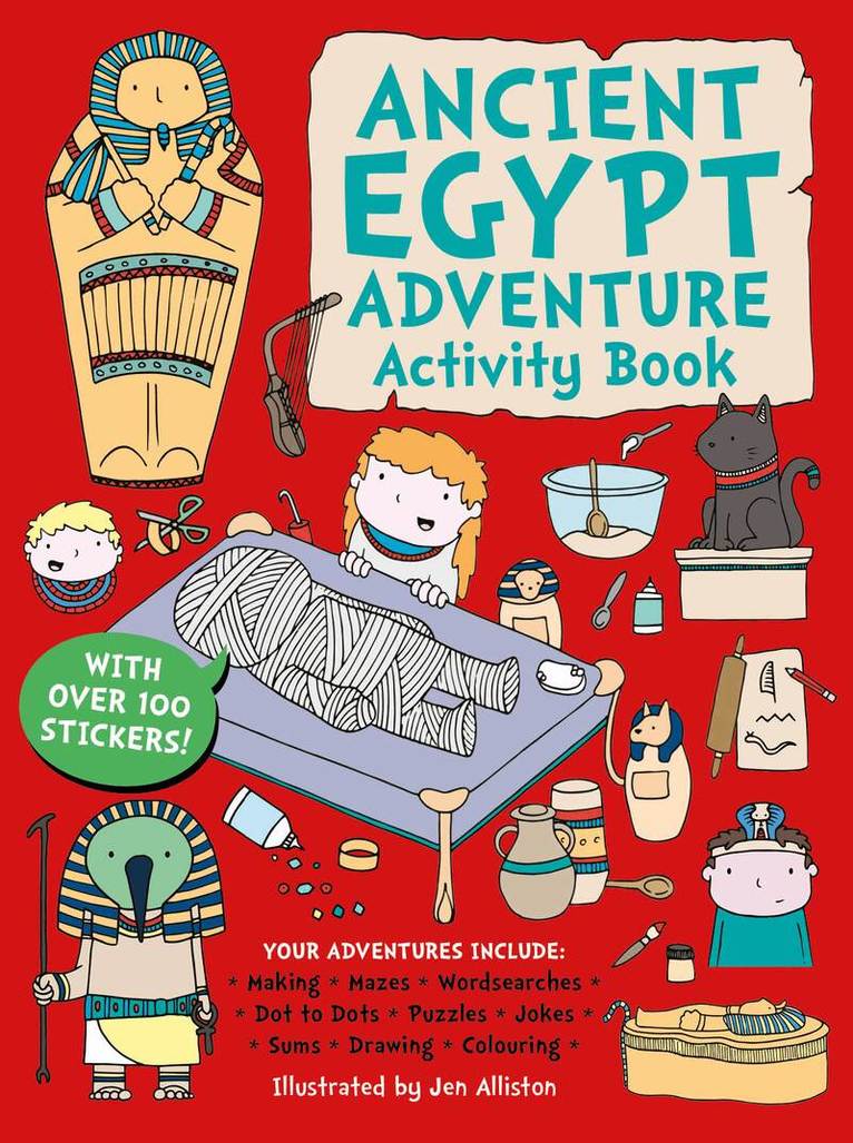 Ancient Egypt Adventure Activity Book, Häftad