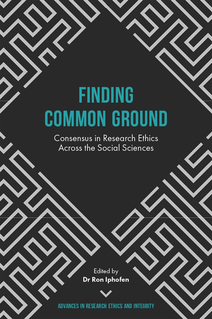 Ron Iphofen - Finding Common Ground, E-bok