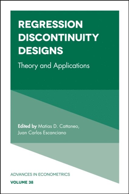 Juan Carlos Escanciano, Matias D. Cattaneo - Regression Discontinuity Designs, E-bok