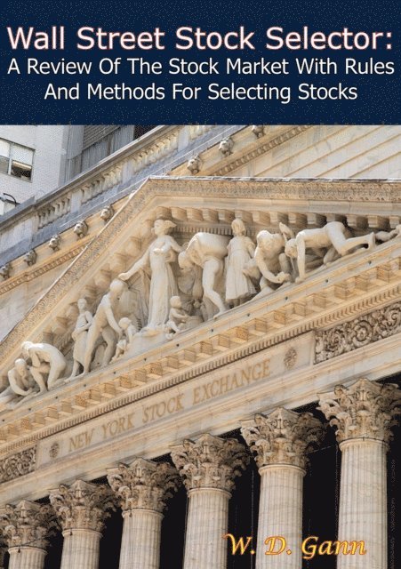 W. D. Gann - Wall Street Stock Selector, E-bok