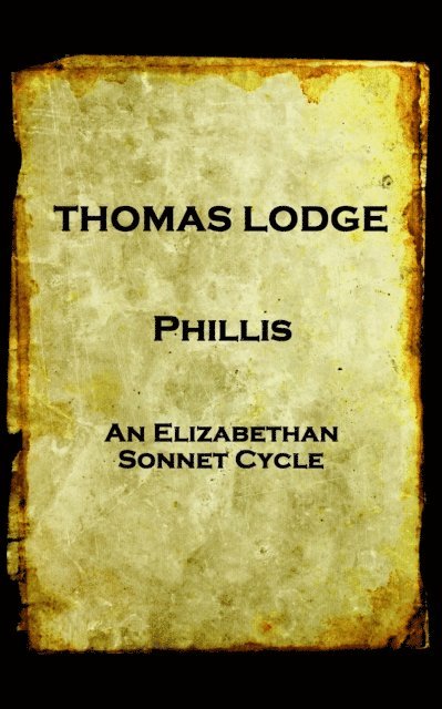 Thomas Lodge - Phillis, E-bok