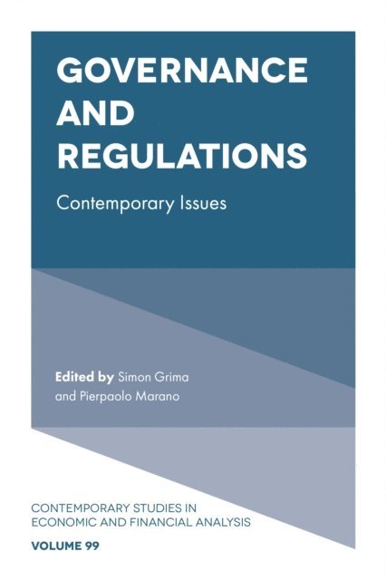 Simon Grima, Pierpaolo Marano - Governance and Regulations, E-bok