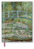 Skissbok 28x22cm Claude Monet: Bridge Over a Pond of Water Lilies