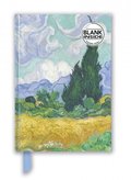 Anteckningsbok 22x16cm olinjerad Vincent van Gogh: Wheat Field with Cypresses