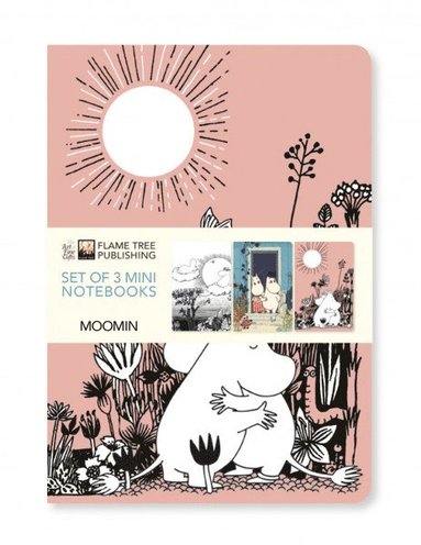 Skrivhäfte A6 linjerad 3-pack Moomin av Flame Tree Publishing