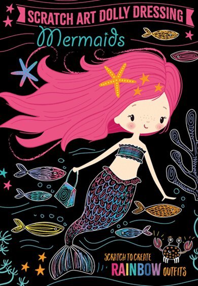 Scratch Art Dolly Dressing: Mermaids, Inbunden
