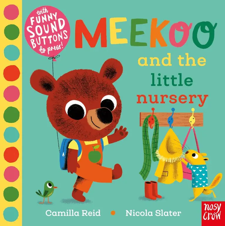 Camilla Reid - Meekoo and the Little Nursery, Kartonnage. Tillgänglighet: Tillfälligt slut