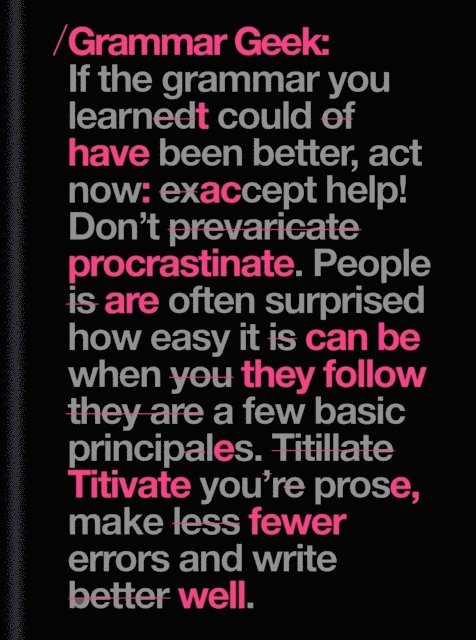 Michael Powell - Grammar Geek, E-bok