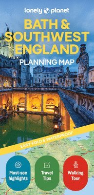 Lonely Planet Bath & Southwest England Planning Map