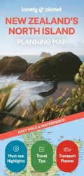 Lonely Planet New Zealand's North Island Planning Map