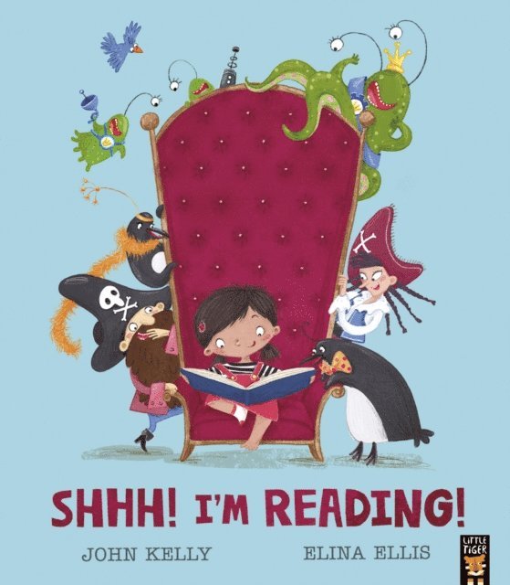 Elina Ellis, John Kelly - SHHH! I'm Reading, E-bok