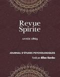 Revue Spirite (Ann�e 1865)