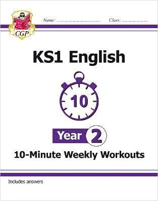 CGP Books, CGP Books - KS1 Year 2 English 10-Minute Weekly Workouts, Häftad