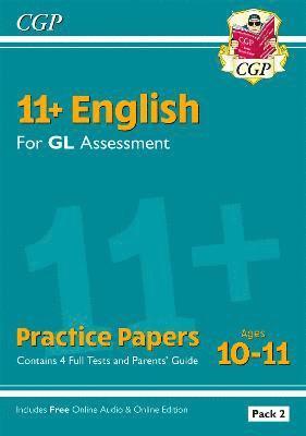 CGP Books, CGP Books - 11+ GL English Practice Papers: Ages 10-11 - Pack 2 (with Parents' Guide & Online Edition), Övrigt