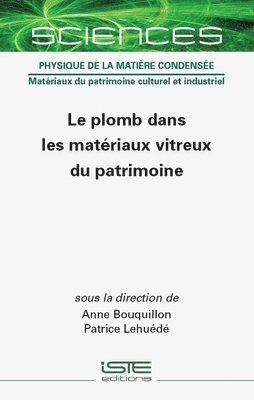 Anne Bouquillon, Patrice Lehuédé - plomb dans les matériaux vitreux du patrimoine, Inbunden