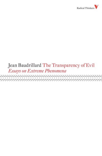 Jean Baudrillard - Transparency of Evil, E-bok