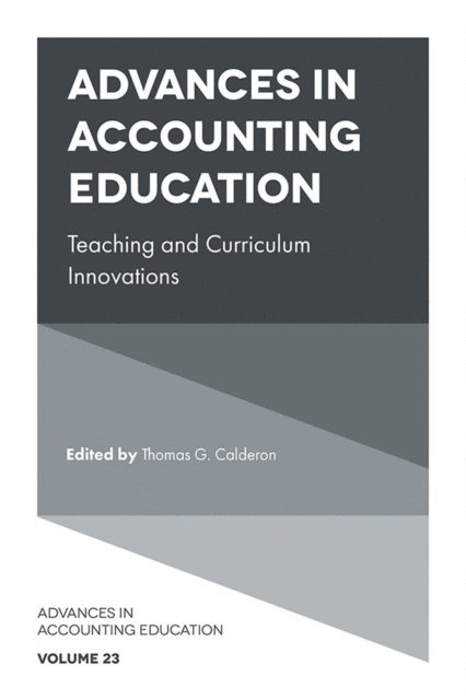 Thomas G. Calderon - Advances in Accounting Education, E-bok