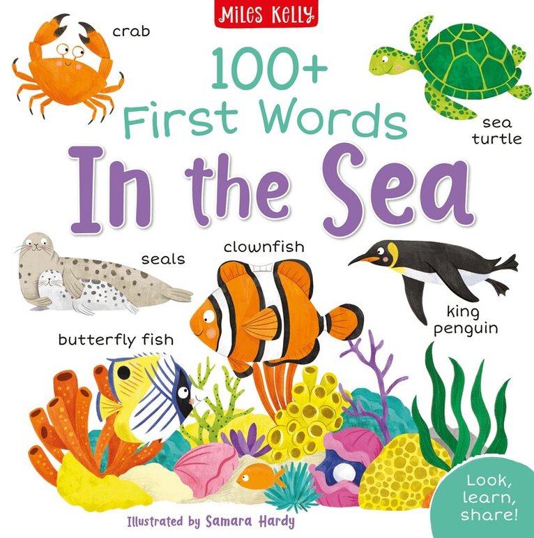 Miles Kelly - 100+ First Words: In the Sea, Häftad. Tillgänglighet: Lägg i varukorg